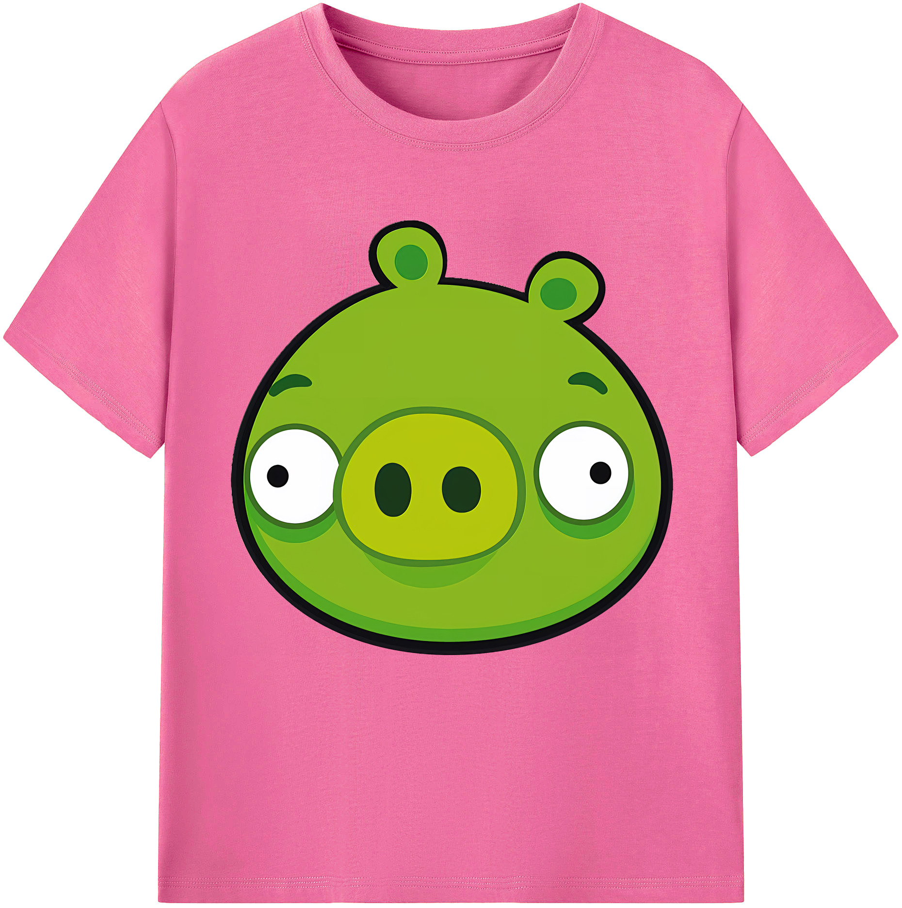 （画像用） Angry Birds アングリーバード レディースカジュアルプリントTシャツ（綿100％）
